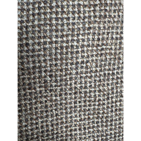 1990s Lord & Taylor Pure Wool Brown Houndstooth Blazer Men’s 42L - Picture 9 of 13